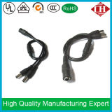 1 to 2 DC Power Splitter Cable for CCTV Camera