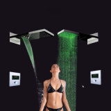 RGB Sensor Thermostatic LED Waterfall Rainfall Shower Set