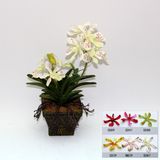 Artificial Potted Flower, Imitative Silk Orchid