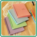 Fashion 4 Colors Assorted Double Spiral Notebook Notepad