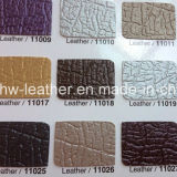 Fur Backing PVC Upholstery Leather Hw-762