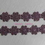 Beautiful Flower Design Chemical Lace for Dress