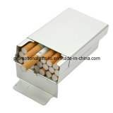 Silver Aluminum Cigarette Case with Sliding Opening (CX-CC-001)