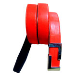 Men Press Buckle Split Cowhide Leather Belt (HJ0204)