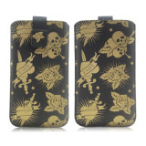 PU Universal Phone Pouch Skull Case for Sony & Microsoft
