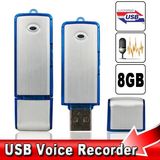 USB Voice Recorder Mini Portable Sound Audio Recorder 150 Hours Wav