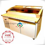 Refrigerated Pizza Work Bench with Display Pans