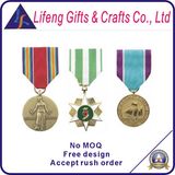 Custom Antique Sports Medal with Ribbon