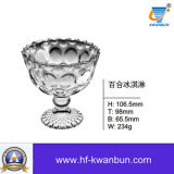 2015 Hot Sale Ice Cream Glass Bowl Good Price Glassware Kb-Hn0122