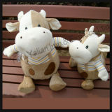 Customized Soft Plush Stuffed Toys for Promotion Cute Plush Cow Toy on Sale