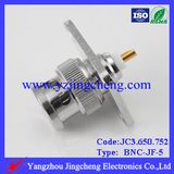 BNC Male Flange PCB Connector
