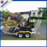 1.8t Mini Excavator Hydraulci Crawler with Imported Core Parts