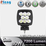 80W Waterproof CREE LED Work Light for Trucks