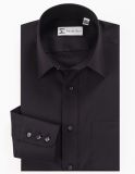 Hot Business&Casual Special Style Man Black Shirts (H131012)