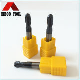 Populared Carbide Ball Nose End Mills with 2 Flutes