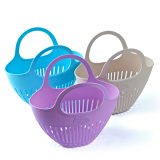 Eco-Friendly Plastic Collecting Basket with Handle