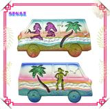 Jamaica Souvenir, Resin Bus Fridge Magnet