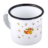 Personalized Making 5/6/7/8/9/10/11/12mm White Enamel Tea Coffee Mug Cup
