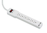 6 Outlets Surge Protected Power Strip