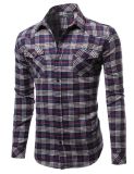Men's Plaid Flannel Long Sleeve Woven Shirt