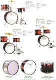 Junior Drum Kits, Drum Sets (JW163-P1, JW123-P1, JW123-P2)