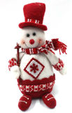 Christmas Stuffed Toy for Snow Man with Hat