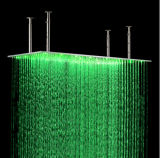 Inox Brushed 400*800mm Big LED Rainfall Shower