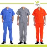 Custom Short Sleeve Embroidery Cheap Working Coverall Uniform (U-26)