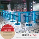 Blue Mediterranean Style Glazed Porcelain Tile20*20cm