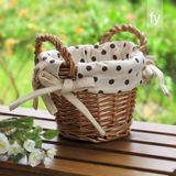 Modern Style Wicker Basket Storage Food Bread Household Simple