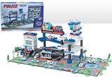 DIY Building Block Toy Police Station