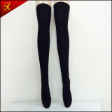 Winter Socks Long Black Stocking
