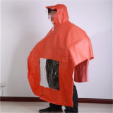 Non-Disposable Poncho of Knitted Fabric for Adult