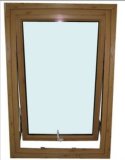High Quality of Aluminum Top Hung Window with Double Glass