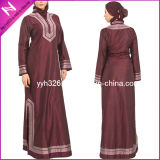 Models Classic Elegant Gown Stripe Muslim Dress