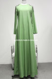 New Arrival Shoulder Beaded Long Sleeve Abaya Dress