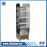 Stainless Steel Fan Cooling Display Refrigerator