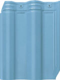 Glossy Light Blue Clay Tile