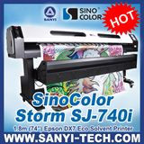 High Precision Eco Solvent Inkjet Printer, 1.8m with Epson Dx7 Head, 2880dpi