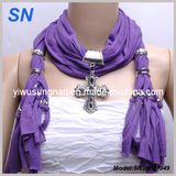 2014 New Fashion Metal Cross Pendant Scarf (SNSMQ1049)