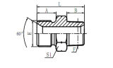 Hydraulic Fitting (1BT SP)