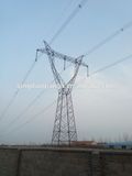 132kv Electric Power Transmission Line Lattice Steel Tower