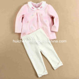 Mom and Bab 100%Cotton Embroidery Baby Clothes Girls Baby Suits Girls in Stock