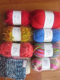 Spun Nylon Hand Knitting Yarn