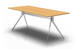 Wishbone Table with Rectangular Tabletop