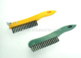 Wire Brush with Plastic Shoe Handle (SB-04162, SB-04163, SB-04164)