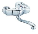 Brass Single Handle Wall Mounted Kitchen Faucet (BM90402)