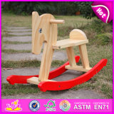 2015 Funny Play Wooden Rocking Horse Toy for Kids, Cheap Rocking Horse for Children, Outdoor Rocking Horse Toy Wholesale W16D058