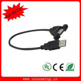 Panel Mount USB a Male to Female Cable