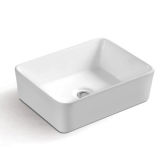 Wholesale Square Ceramic Bathroom Sink with Bathroom Accessories (ST-209)